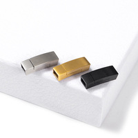 Gravure de logo sans décoloration et sans ternir Fermoir de bijoux magnétique en acier inoxydable durable