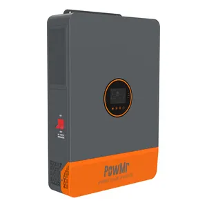 PowMr 10KW 120V/230V单相或分相多合一逆变器充电器，用于并网/离网太阳能系统