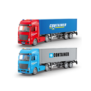 <span class=keywords><strong>Voiture</strong></span> de <span class=keywords><strong>Jouet</strong></span> QS de Haute Qualité pour Enfants, Modèle de <span class=keywords><strong>Camion</strong></span> à Portes Ouvrantes à l'Échelle 1:18, Véhicule de Simulation en Plastique à Friction avec Lumières et Sons - Product Image 1