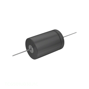 ตัวเก็บประจุแบบมีรูผ่านตามแนวแกน500 uF 30V ฝา UF 500 uF ตัวเก็บประจุแบบ TCG501U030J1C - Product Image 1