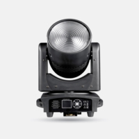 Lampe de scène mobile à zoom LED RGBW 4-en-1 DMX512 200W à design spécial avec fonction maître-esclave pour événements et fêtes