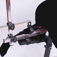 Silla Sexual de Metal GREENEE con Soporte AV Ajustable para Bondage BDSM, Juguetes Sexuales Multifuncionales para Mayor Placer para Hombres, Mujeres y Parejas