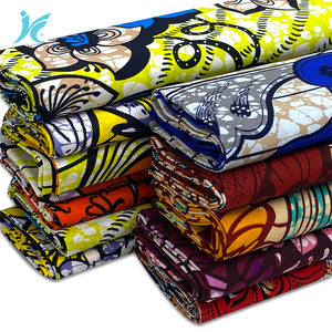 New Design Wholesale Luxury Super Print 100% Cotton Soft Real Wax Cloth Fabric for Dress Wedding <strong>Home</strong> <strong>Textile</strong> - Product Image 1