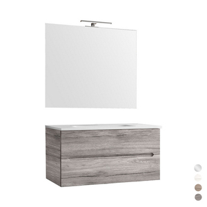 Mobile Bagno Sospeso Talia Line 90 Cm Bianco Lucido - Product Image 3