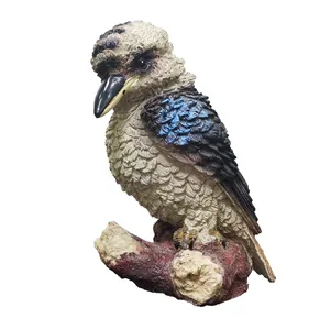 树脂笑笑翠鸟鸟雕塑澳大利亚动物雕像