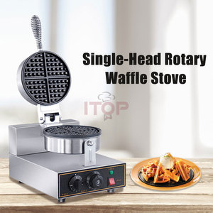 Gofrera Máy Làm Bánh Quế Bánh Mì Nướng Kem Thương Mại Máy Làm Bữa Sáng Lò Nướng Thịt Chạy Điện Máy Làm Bánh Quế - Product Image 3