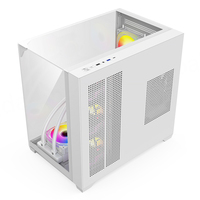 New Style Full Tower Gaming PC Case Three Tempered Glass Panels Steel Construction Supports ATX/Micro ATX/ITX Motherboards