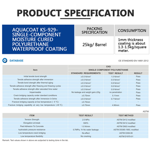 Keshun-KS-929 de poliuretano líquido de un solo componente, <span class=keywords><strong>pintura</strong></span> impermeable para techo - Product Image 4