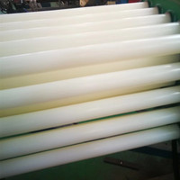 Fabrication de tiges en nylon POM colorées en plastique Barre mc en nylon rouge Tiges en plastique