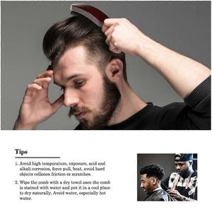 Cepillo Profesional para Ondular el Cabello, Peine Portátil para el Cuidado del Cabello, Cepillo de Plástico para Peinar y Recoger Barba y Cabello Grueso para Hombres, Peluquería - Product Image 5