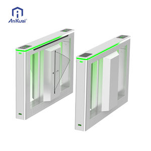 Tourniquet à battants pour école, contrôle d'accès automatique, barrière à battants pour bibliothèque universitaire avec carte RFID/reconnaissance faciale - Product Image 4