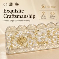 Maßgefertigtes Großhandels-Acryl-Mahjong-Gestell in Schildpattfarbe, Amerikanischer Mahjong-Schieber, Wellenförmiges Mahjong-Gestell, Amerikanisches Mahjong-Gestell