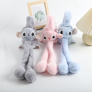 ที่ปิดหูกันหนาวแบบนุ่ม ระบายอากาศได้ดี สีฟ้า ลายการ์ตูนน่ารัก สำหรับเด็กและนักเรียน ดีไซน์แบบหนีบเดียว ให้ความอบอุ่น อุปกรณ์เสริมรูปสัตว์ - Product Image 2