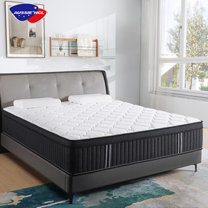 Colchón de cama doble tamaño King y Queen, colchón de muelles de bolsillo enrollable, colchón de espuma viscoelástica con paquete de compresión al vacío - Product Image 4