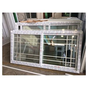 <span class=keywords><strong>Fenêtre</strong></span> coulissante horizontale en PVC à cadre blanc durable avec verre à revêtement Low-E pour appartement, protection imperméable et anti-UV - Product Image 6