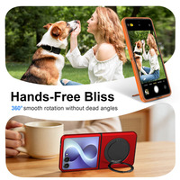 Funda Magnética Plegable 2 en 1 para Teléfono, TPU+PC, con Protección de 360 Grados °   Soporte de Anillo Giratorio con Protección Total a Prueba de Golpes para Samsung Galaxy Z Flip 7 8
