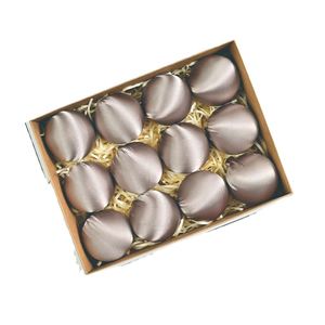 Silk Satin <b>Christmas</b> Ornament Gift <b>Box</b> Satin Velvet <b>Christmas</b> Tree Hanging Balls High-end <b>Christmas</b> Decorative Ornaments Balls - Product Image 1