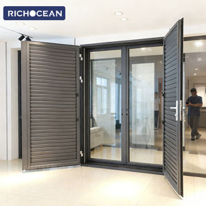 RICHOCEAN - Stores en aluminium modernes résistants aux chocs, portes à persiennes extérieures, volets réglables et ventilés - Product Image 6