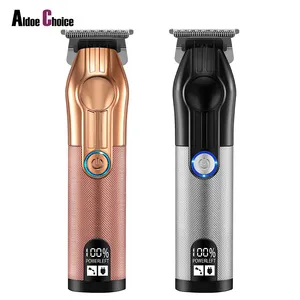 High quality usb low noise electric salon hair trimmer men hair cutting machine battery hair clipper with low price