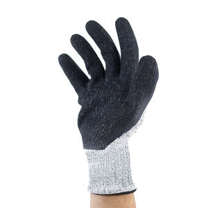 מפעל חציטריל חוליים מצופה אנטי חתוך בנייה עבודה בטיחות חתוכים כפפות נגד חתוך רמת 5 - Product Image 3