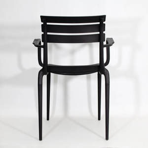 <span class=keywords><strong>Fauteuil</strong></span> d'extérieur moderne en <span class=keywords><strong>plastique</strong></span> pour patio, <span class=keywords><strong>jardin</strong></span>, cour, parc – Chaise de loisirs empilable et élégante pour usage domestique et hôtelier - Product Image 4