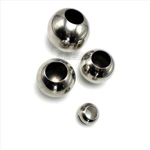 Venta al por mayor 6,35mm 8mm 10mm Espejo de acero inoxidable Bolas huecas Rodamientos de bolas de contacto angular para barandillas de hotel Fábrica de pasamanos - Product Image 4