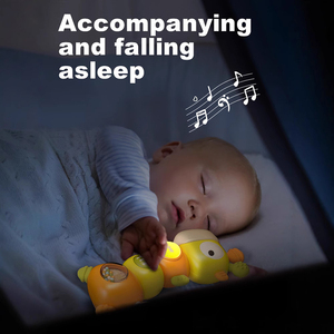 Jouet musical interactif girafe pour bébés, hochet <span class=keywords><strong>de</strong></span> dentition avec textures douces, jouet sensoriel lumineux pour le développement - Product Image 2