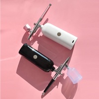 Ensemble d'aérographes électriques portables sans fil à alimentation par gravité pour la décoration de gâteaux, le maquillage, l'art et la peinture