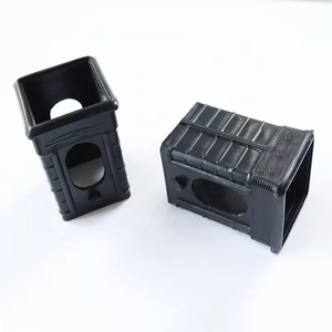 Universal <b>Plastic</b> Square Tube Connector 60mm-50mm Reducer for Gym Rack & Metal Frame Construction - Product Image 2