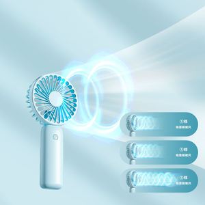 Ventilador de Mesa Portátil, Recargable, Plegable, Mini, Eléctrico, Sin Aspas, en Oferta - Product Image 3
