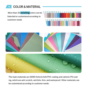 Recinto Pieghevole per Animali Domestici a 8 Pannelli in Tessuto 600D, Recinto Morbido per Cani e Gatti, Traspirante per Interni ed Esterni - Product Image 4