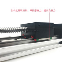 Module de glissière linéaire à vis à billes GX80 SFU1605-200mm, système d'actionneur linéaire, module de table coulissante, actionneur linéaire pour CNC