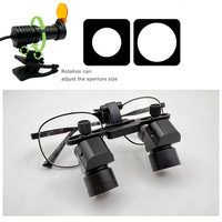 Loupes dentaires pour équipement buccal, zoom réglable 4-6X, loupe ergonomique avec lumière 5W, utilisée en dentisterie, ophtalmologie et otolaryngologie