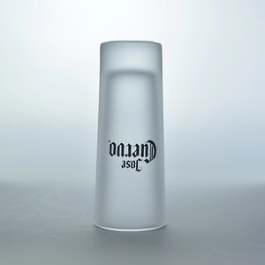 Vaso de Tequila Mexicano Recto Esmerilado de 2oz con Logotipo Personalizado, con Elegantes Patrones Góticos, Nuevo Diseño para Bares, Fiestas y Festivales - Product Image 5