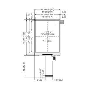 3.2 Inch TFT <b>LCD</b> Display 240x320 SPI4 ST7789V <b>LCD</b> <b>Module</b> - Product Image 1