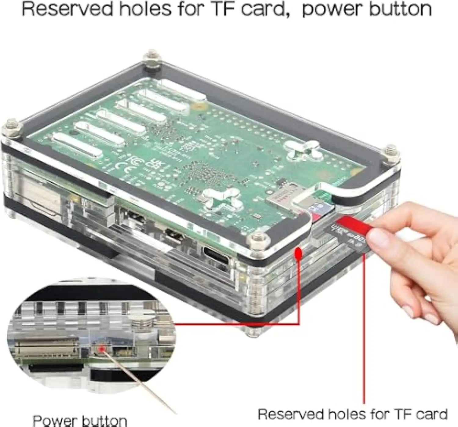 Raspberry Pi 5 8Gb Basisset Inclusief Raspberry Pi 5 8Gb Board Raspberry Pi 5 Case En Koeler Voor Raspberry Pi 5(8Gb Ram)