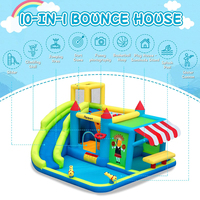 Château gonflable pour enfants FBSPORT, grande aire de jeux gonflable, parc aquatique gonflable pour adultes et tout-petits