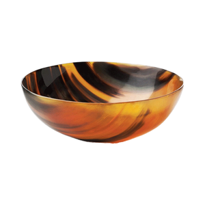 Venta caliente de lujo genuino cuerno de búfalo Palma afeitado y plato de salsa cuenco de inmersión cuenco decorativo Premium - Product Image 1