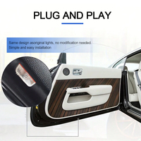 Accessoires pour logo de voiture, projecteur laser sans fil à LED pour porte, lumière de bienvenue pour VW Tiguan