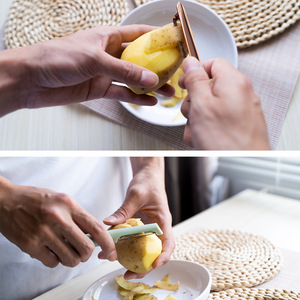 Pelador Manual de Acero Inoxidable y PP, Ecológico, para Frutas y Verduras, Ideal para Cocina, Venta al Por Mayor - Product Image 4