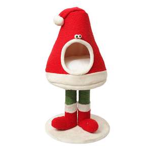 High Quality Custom Made Cat Tower Factory Wholesale Indoor Christmas Cat Tree Scratching Post Mat Sisal Material Elegant Design - Product Image 1