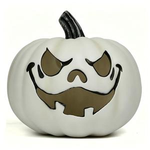 Lampe LED Citrouille OKLED Halloween Evil Grin <span class=keywords><strong>Jack</strong></span> O'Lantern en Plastique avec Yeux Courbés Clignotants, Décoration Intérieure/Extérieure pour Fêtes, Vente en Gros - Product Image 4