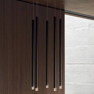 简约金属发光二极管管吊灯客厅餐厅酒店度假村别墅豪华现代装饰发光二极管吊灯 - Product Image 4