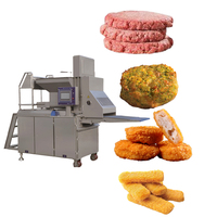 Machine de formage de substituts de viande de kebab à prix d'usine Burgers Boulettes de viande Pépites de schnitzel Bâtonnets de poisson Pépites végétariennes/végétaliennes