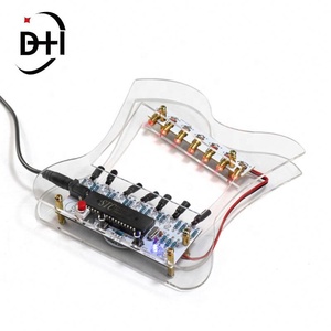 Microcontrolador 51, órgano electrónico láser, piezas de repuesto electrónicas para bricolaje, kit de entrenamiento de soldadura HU-013 - Product Image 2