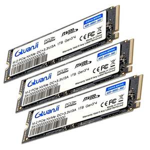 전문 공장 직판 도매 Quanji 솔리드 M2 내부 스테이트 드라이브 NVMe 3.0 PCIe 3400MB/s 읽기/3100MB/s 쓰기 3D NAND - Product Image 3