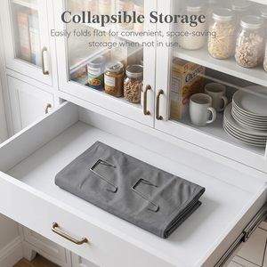 Organizador para colgar sobre la puerta, 9 bolsillos, almacenamiento colgante gris oscuro con ventana transparente para detrás de puertas y paredes, estante de almacenamiento ordenado - Product Image 6