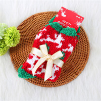Chaussettes pour la décoration Arbre de Noël Arcs Chaussettes Bonne Année Chaussettes Polaires