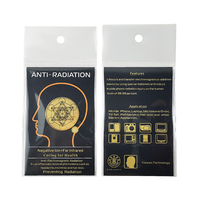 Autocollant pour téléphone portable CAMAZ Quantum Shield anti-radiation 24K doré, 26 mm, ions négatifs 1500cc, OEM ODM