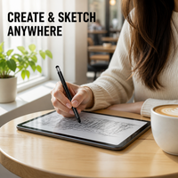 Stylet passif universel 2 en 1 à double pointe en caoutchouc pour écran tactile de smartphone, tablette, ordinateur portable, sans Bluetooth, écriture, dessin